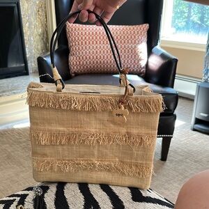 Esprit Raffia Shoulder Bag